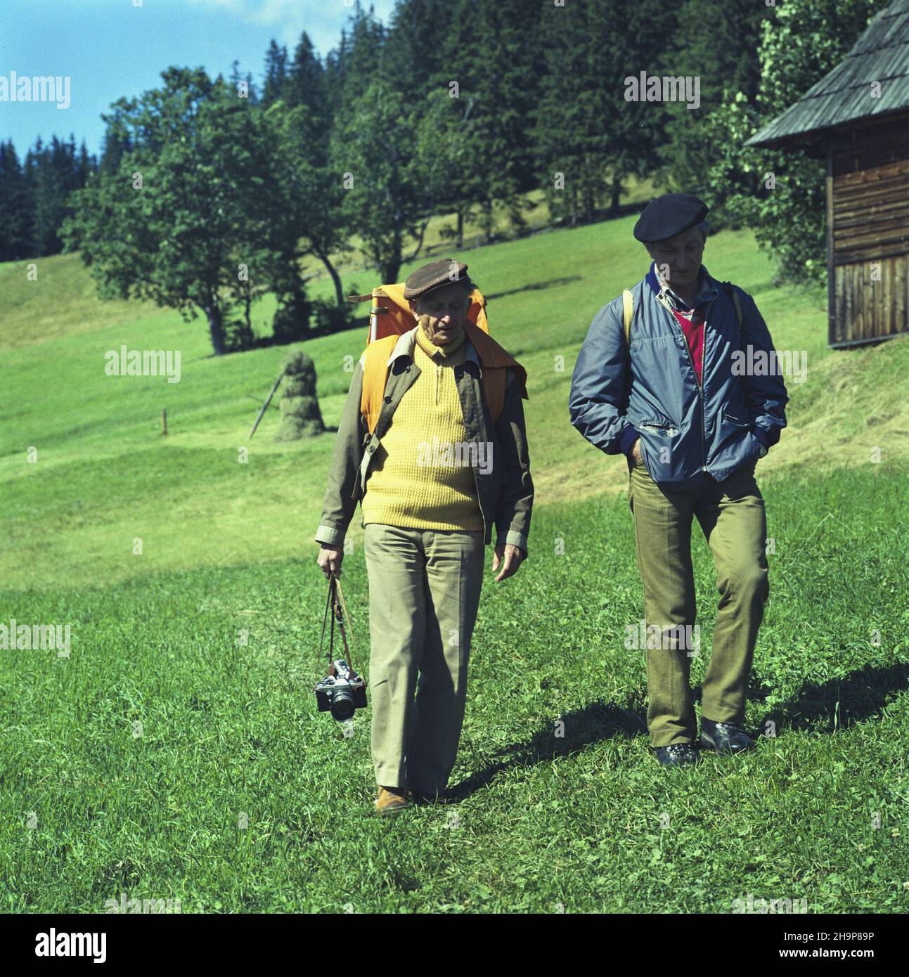 Zakopane 09,1980. Polana Szymoszkowa. msa PAP/Tomasz Pra¿mowski Dok³adny dzieñ wydarzenia nieustalony. Zakopane, September 1980. Szymoszkowa Clearing. msa PAP/Tomasz Prazmowski Veranstaltungstag unbekannt Stockfoto