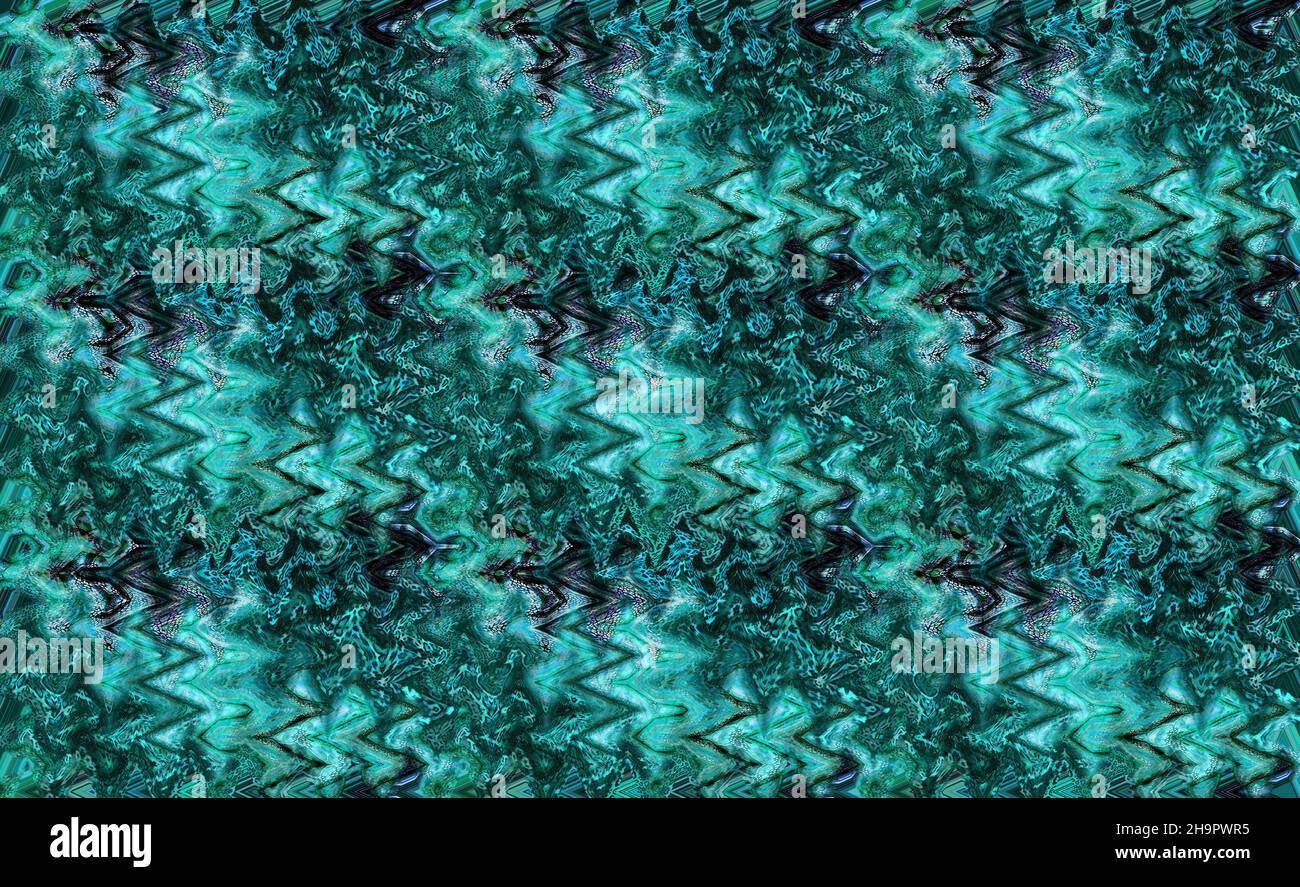 Abstrakte elektrisierenden Linien, rauchig fraktale Muster, digitale Illustration Kunst Arbeit der Rendering chaotischen dunklen Hintergrund. Stockfoto