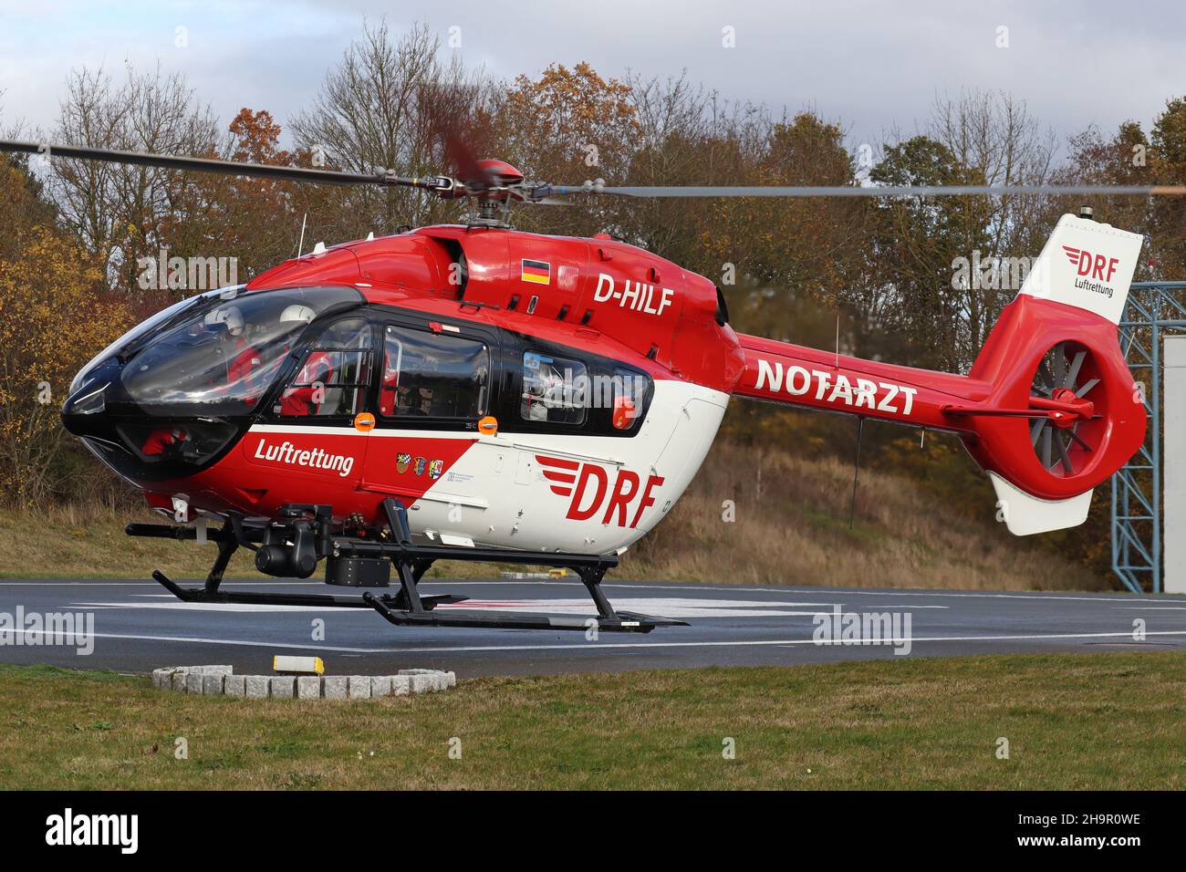 DRF Recue Hubschrauber Stockfoto