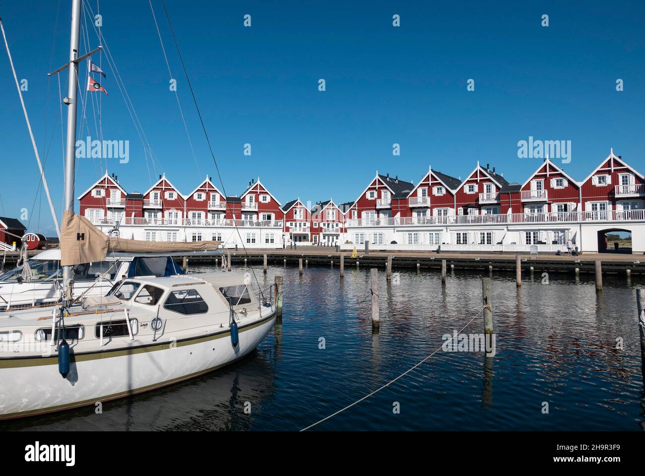 Bagenkop Harbour, Bagenkop, Langeland, Dänemark Stockfoto