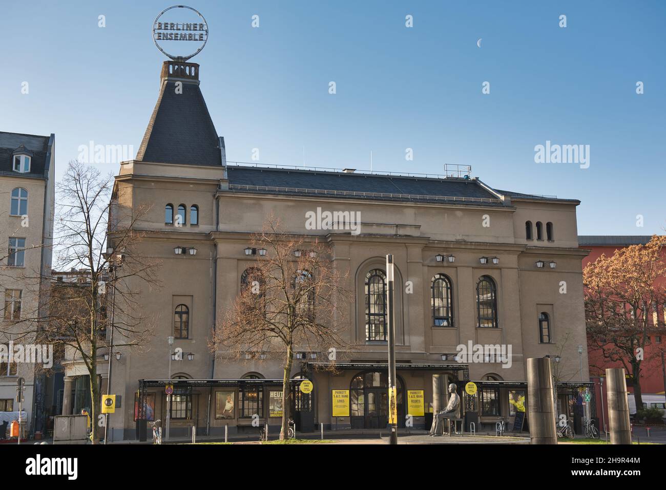 Deutschland, Deutschland, Berlin, Hauptstadt, Schiffbauerdamm, Bertolt Brecht, Berliner Ensemble, Theater, DDR-Bau, Stockfoto Deutschland, Deutschland, Berlin, Hauptstadt, Schiffbauerdamm, Bertolt Brecht, Berliner Ensemble, Theater, DDR-Bau, Stockfoto