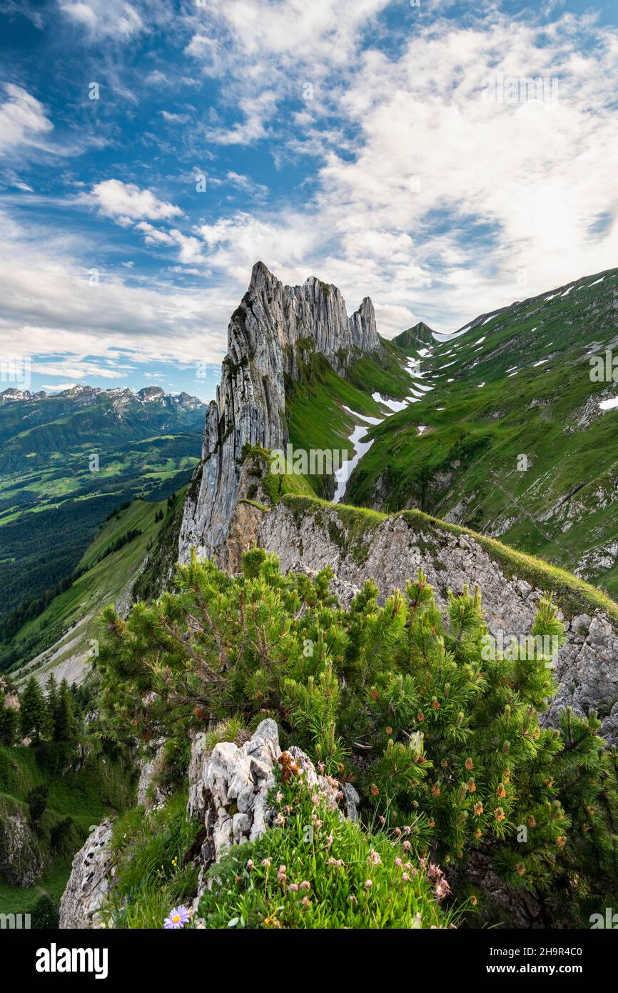 Saxer Luecke, Alpstein, Appenzell, Schweiz Stockfoto