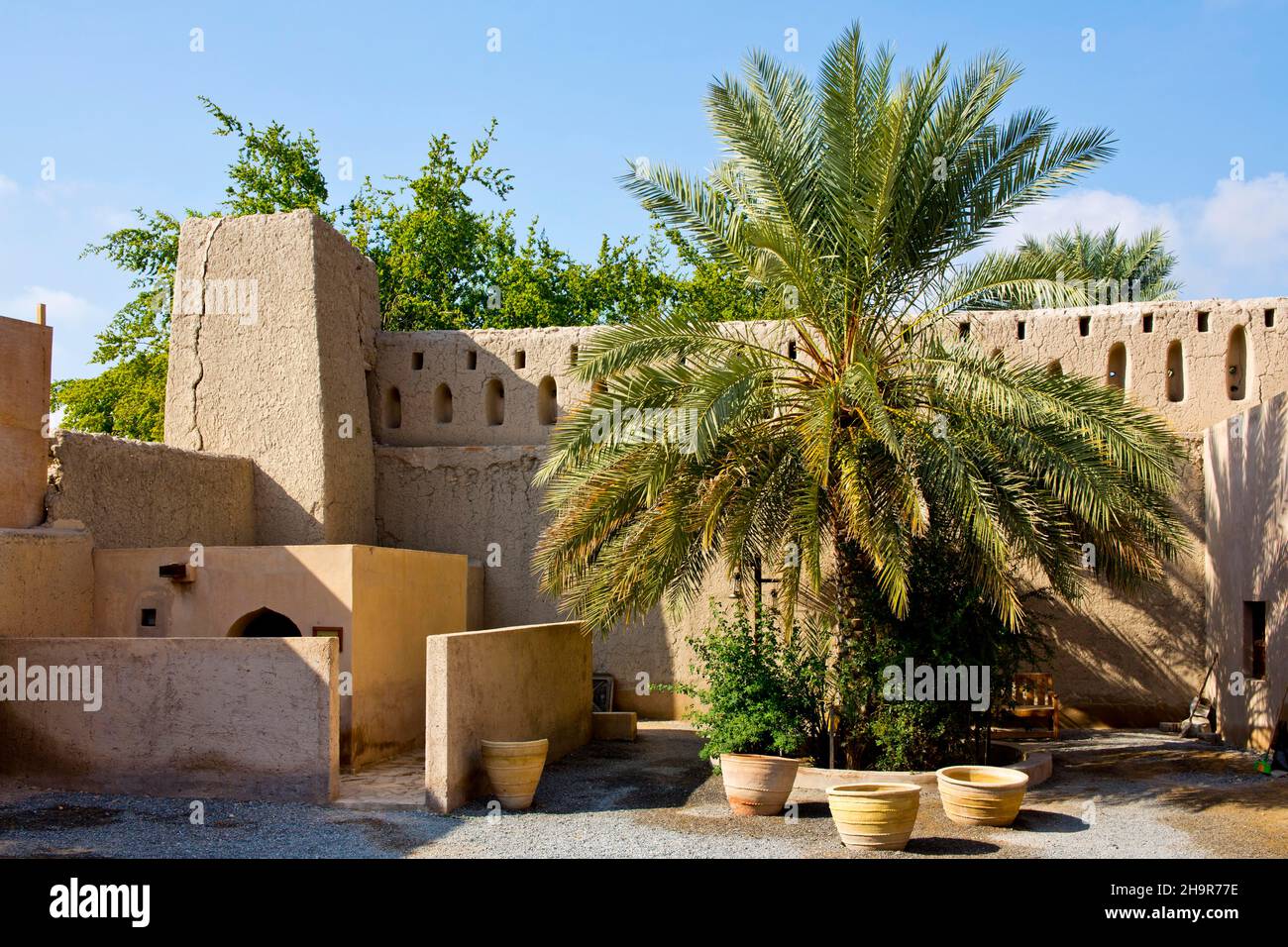 Nizwa Fort, Oasis City of Nizwa, Nizwa, Oman Stockfoto