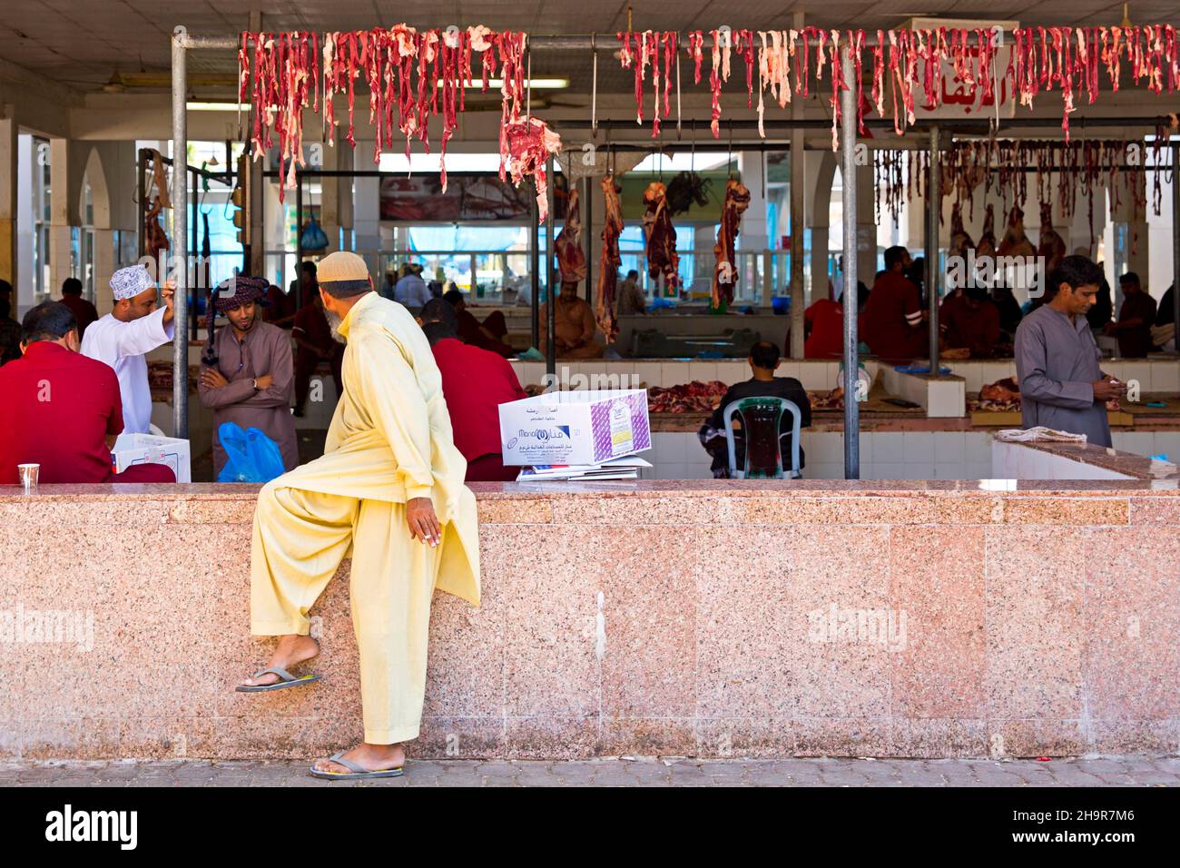 Meat Souk, Salalah, Salalah, Dhofar, Oman Stockfoto