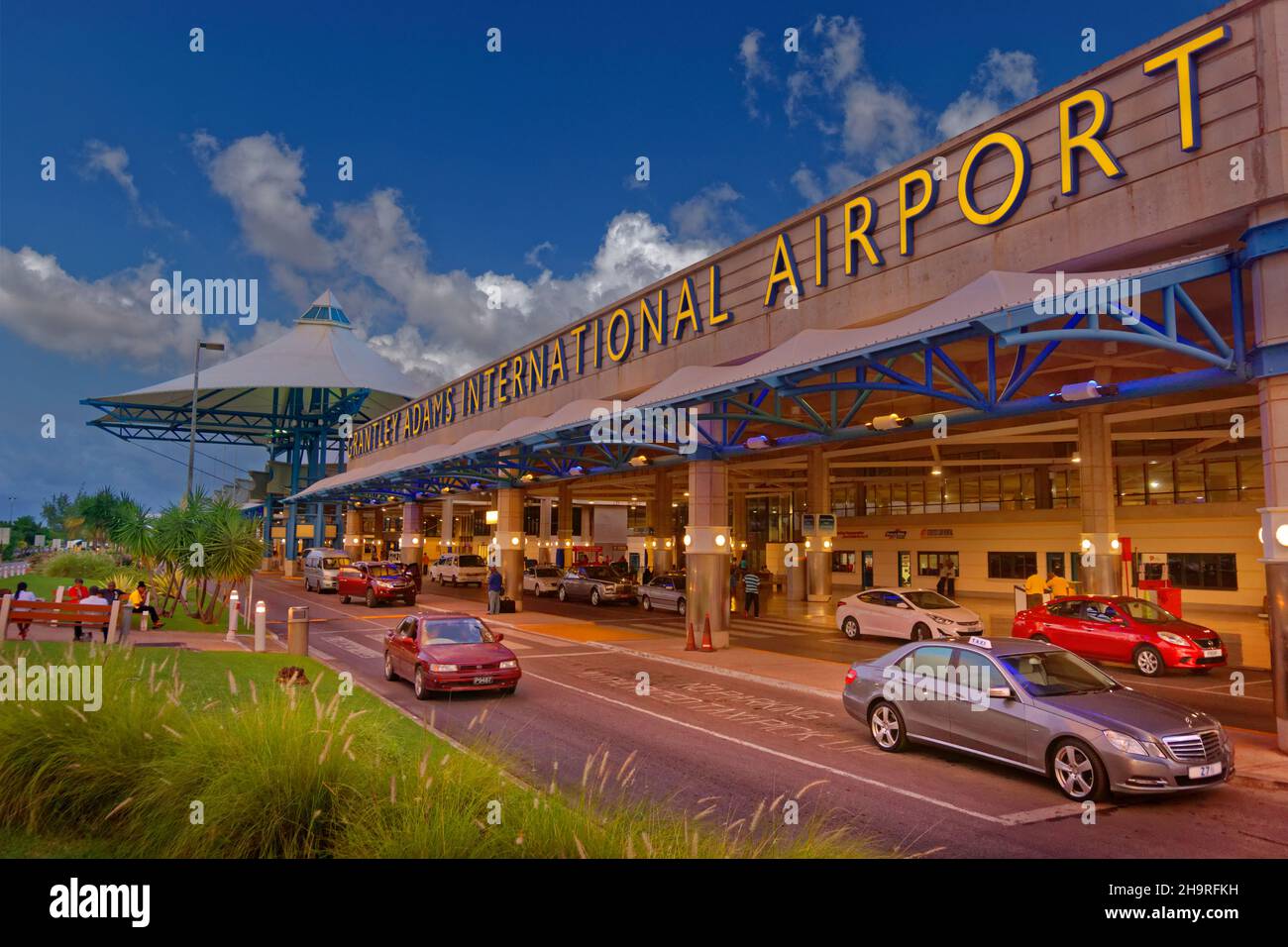 Grantley Adams International Airport, in Bridgetown, Barbados. Stockfoto