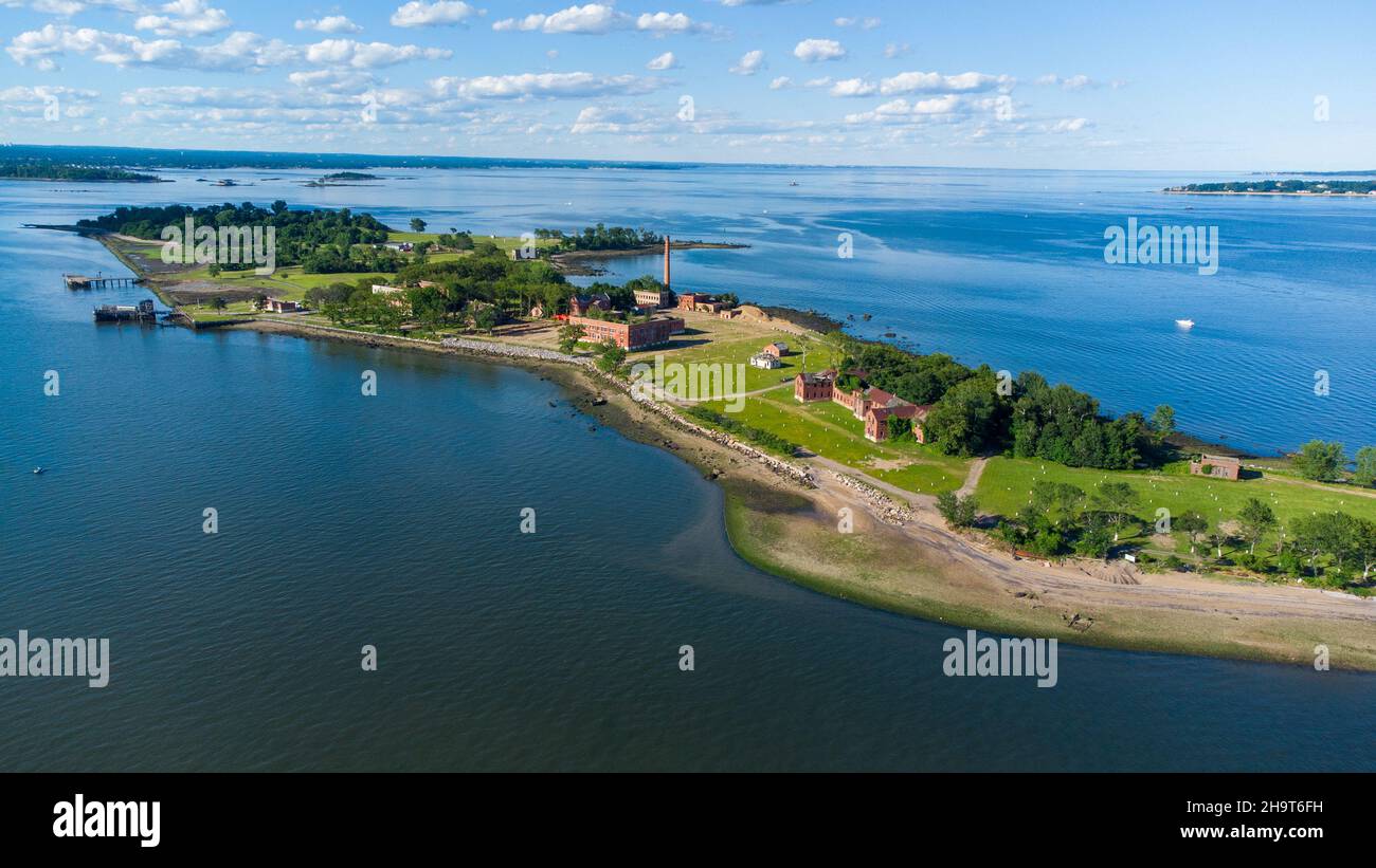 Hart Island, New York City, NY, USA Stockfoto