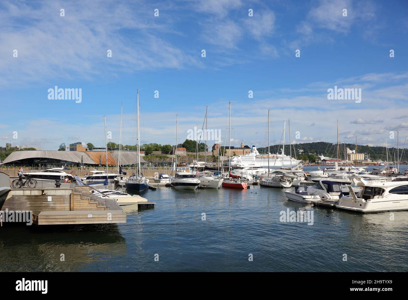 Oslo - Hafen / Oslo - Hafen Stockfoto