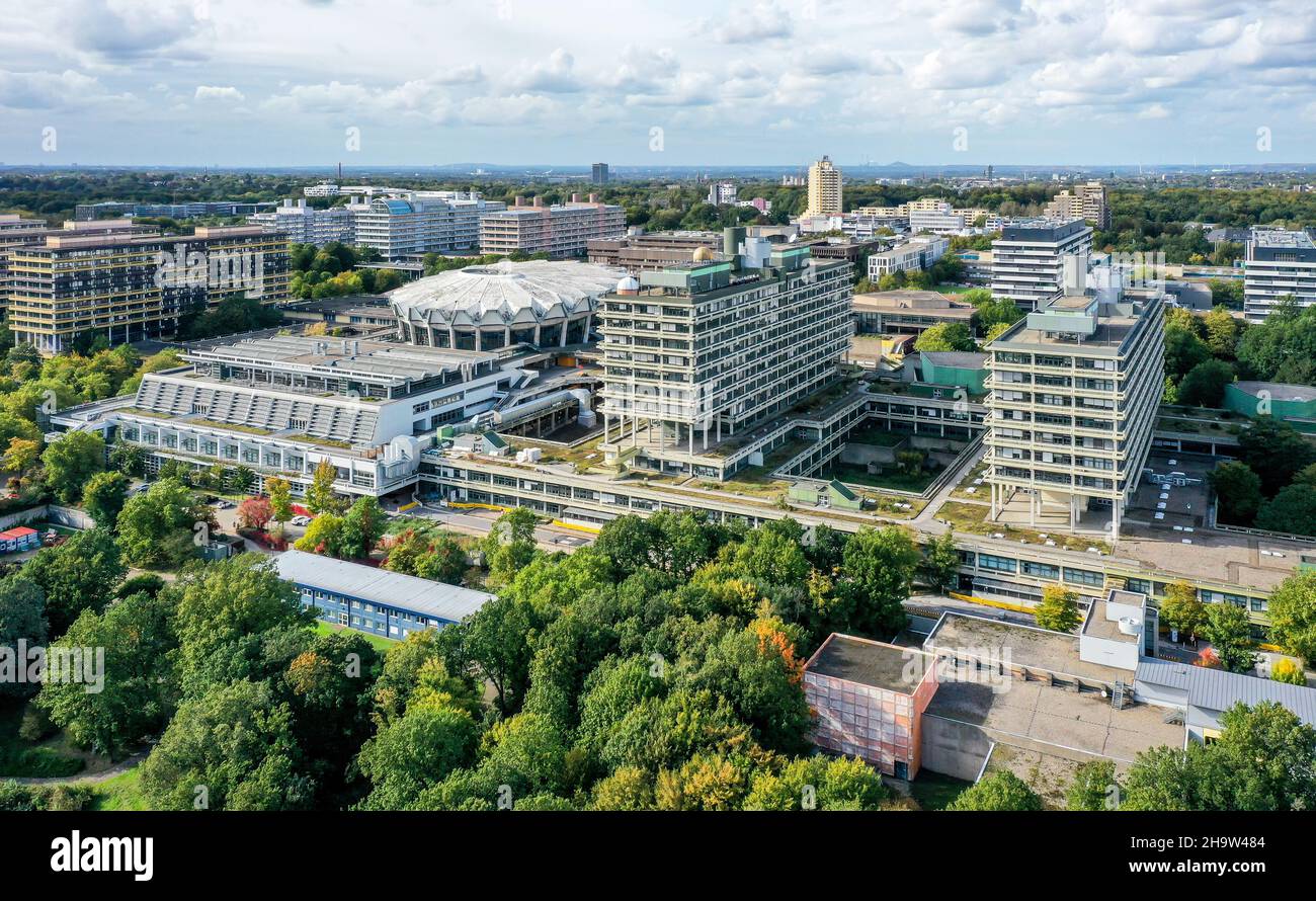 30.09.2021, Deutschland, Nordrhein-Westfalen, Bochum - die Ruhr-Universität Bochum ist mit mehr als 4 Universitäten eine der zehn größten Universitäten Deutschlands Stockfoto