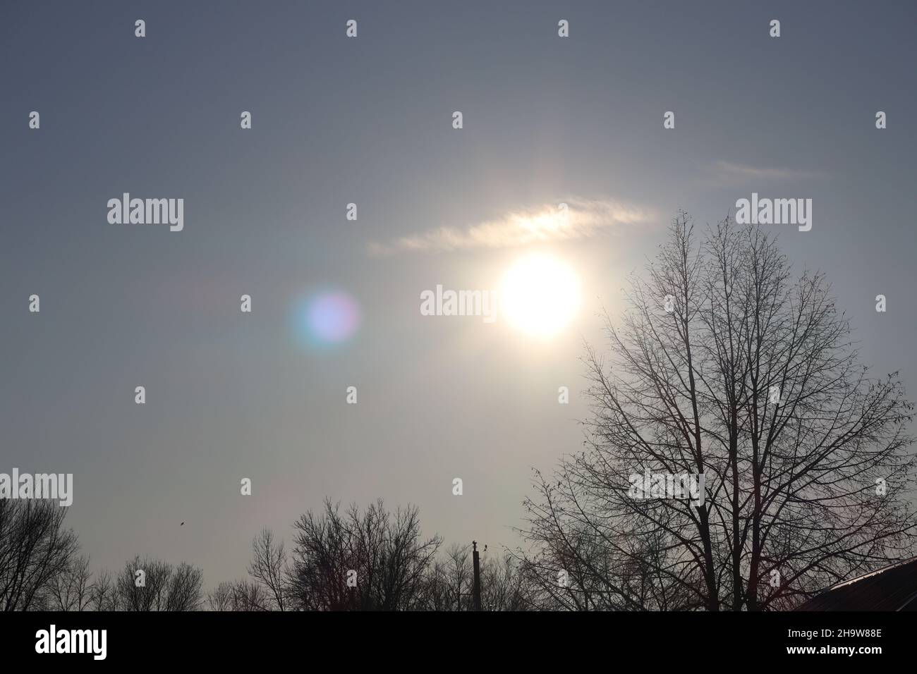 sonnige Tage Stockfoto