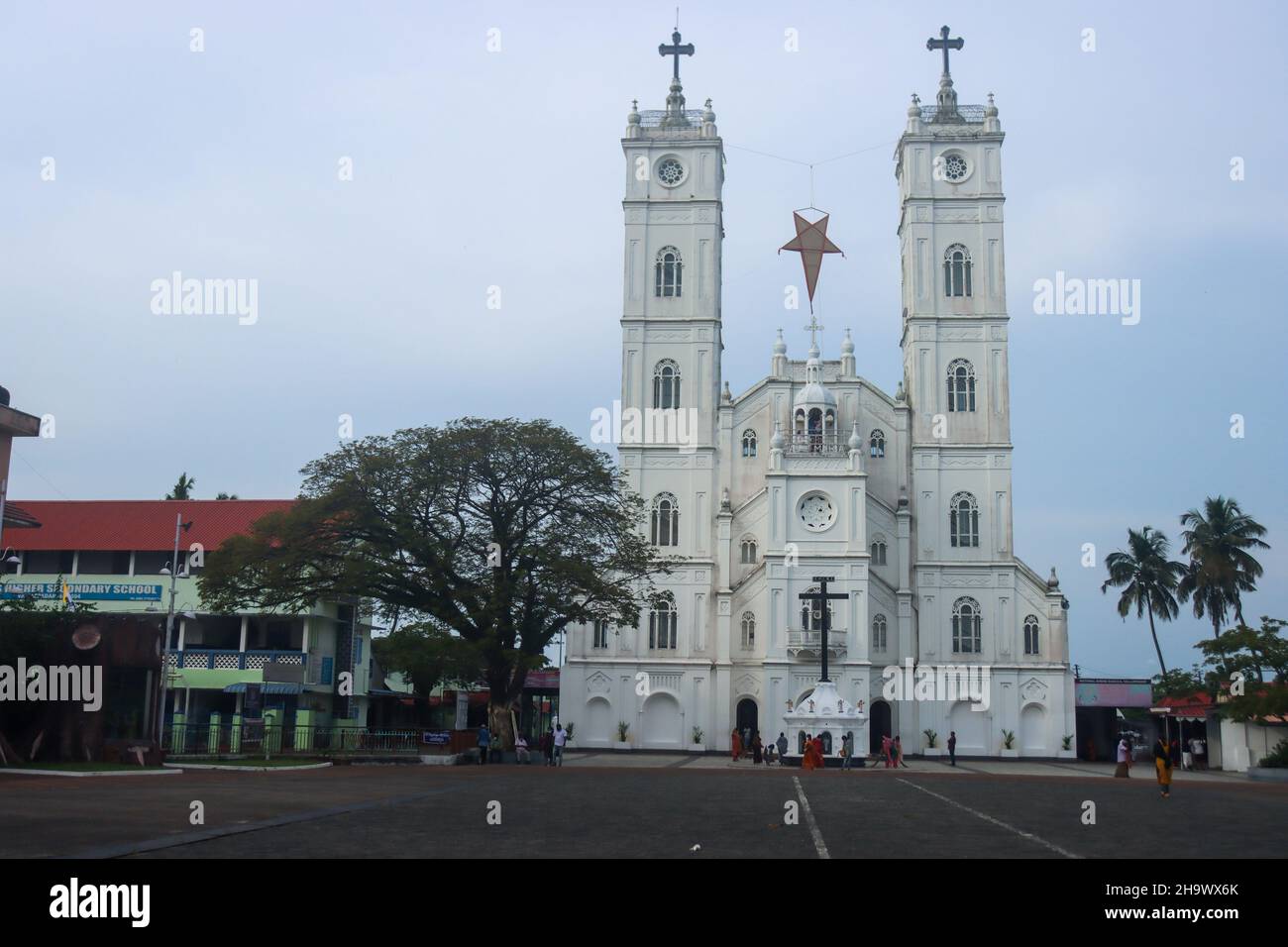 National Shrine Basilica of Our Lady of Ransom, Vallarpadam Stockfoto