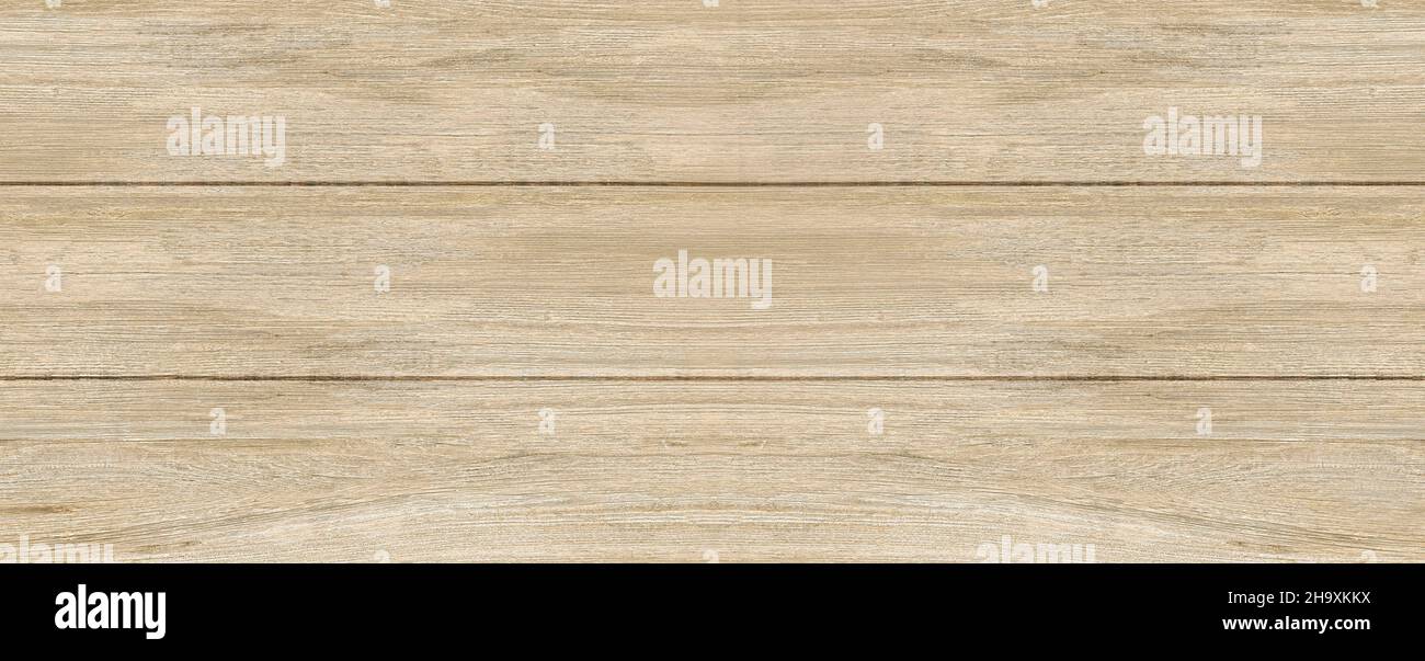 Holz Farbe Textur horizontalen Banner für Hintergrund. Oberflächenleuchte sauber von der Tischansicht. Natürliche Muster für Designkunst und Interieur oder Stockfoto