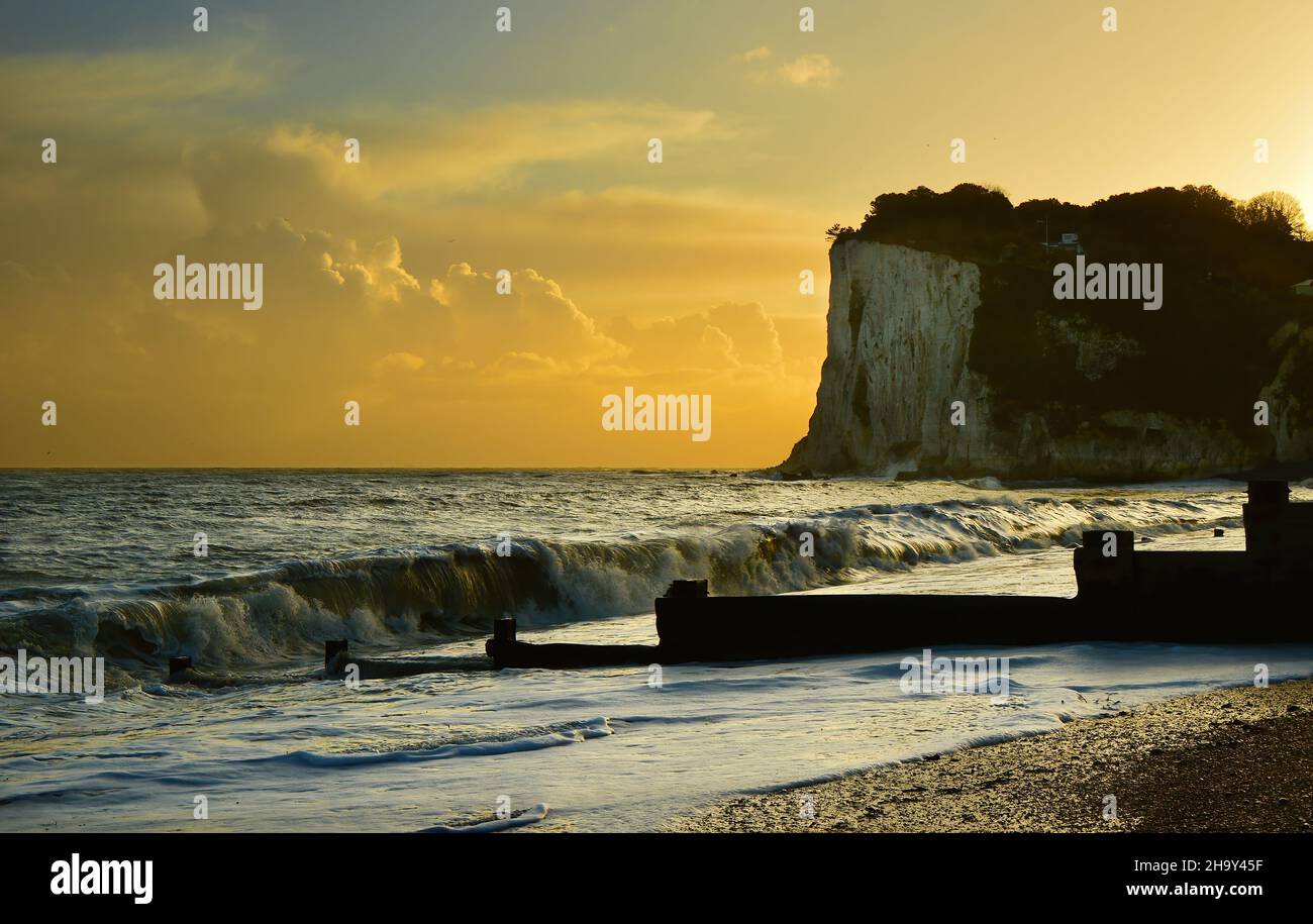 St. Margaret's Bay, Kent Stockfoto