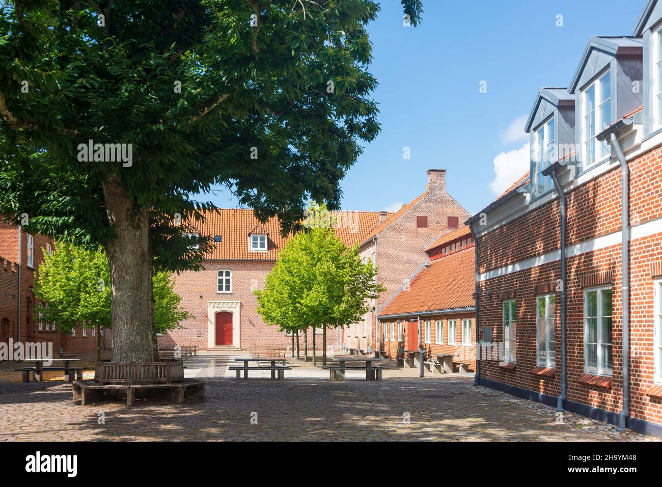 Esbjerg: Ribe Cathedral School, in Ribe, Jylland, Jütland, Dänemark Stockfoto