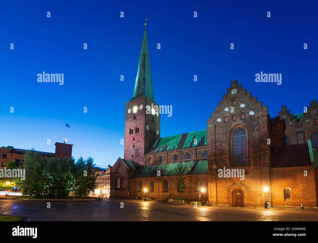 Aarhus: Kathedrale von Aarhus, in Aarhus, Jylland, Jütland, Dänemark Stockfoto