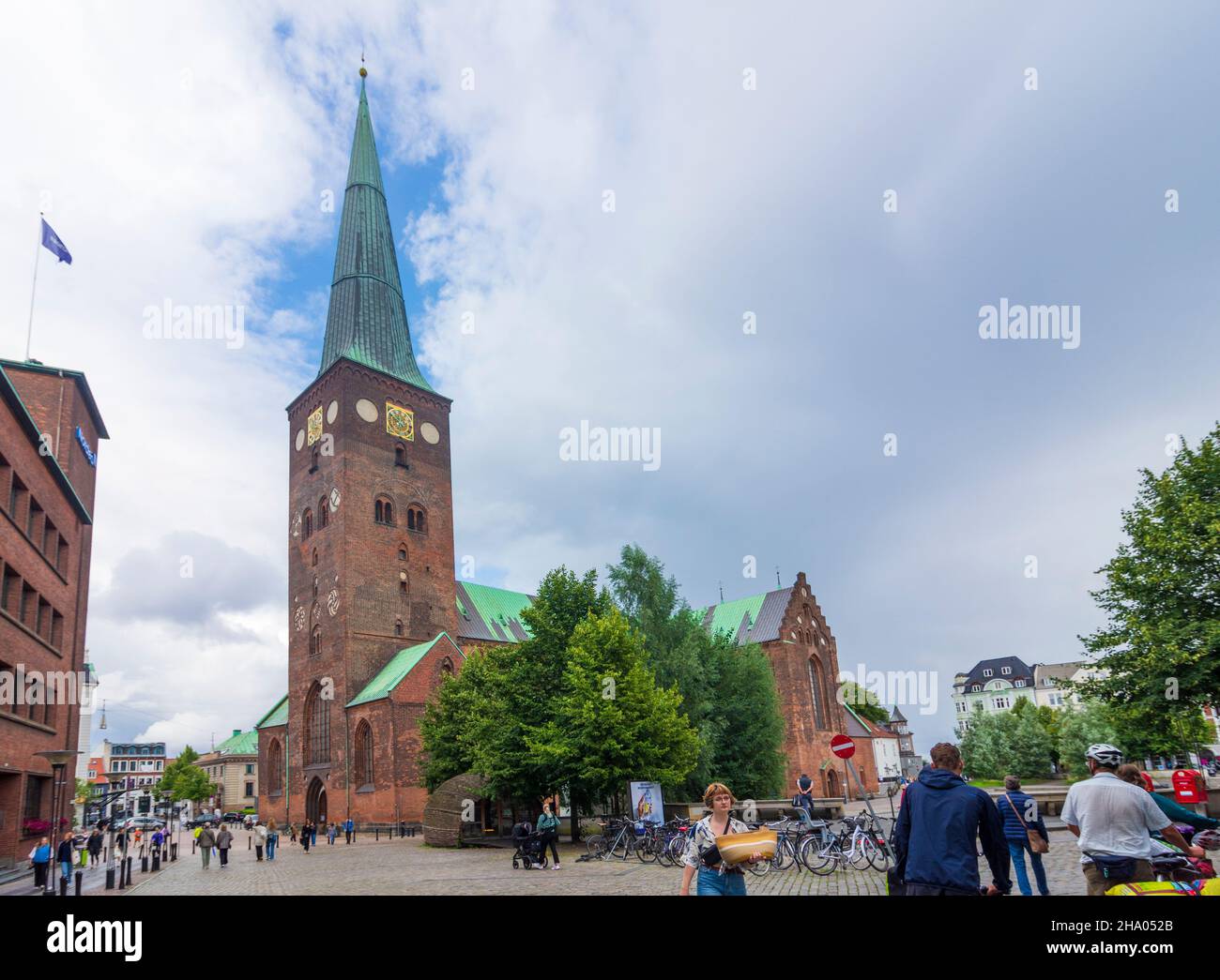 Aarhus: Kathedrale von Aarhus, in Aarhus, Jylland, Jütland, Dänemark Stockfoto
