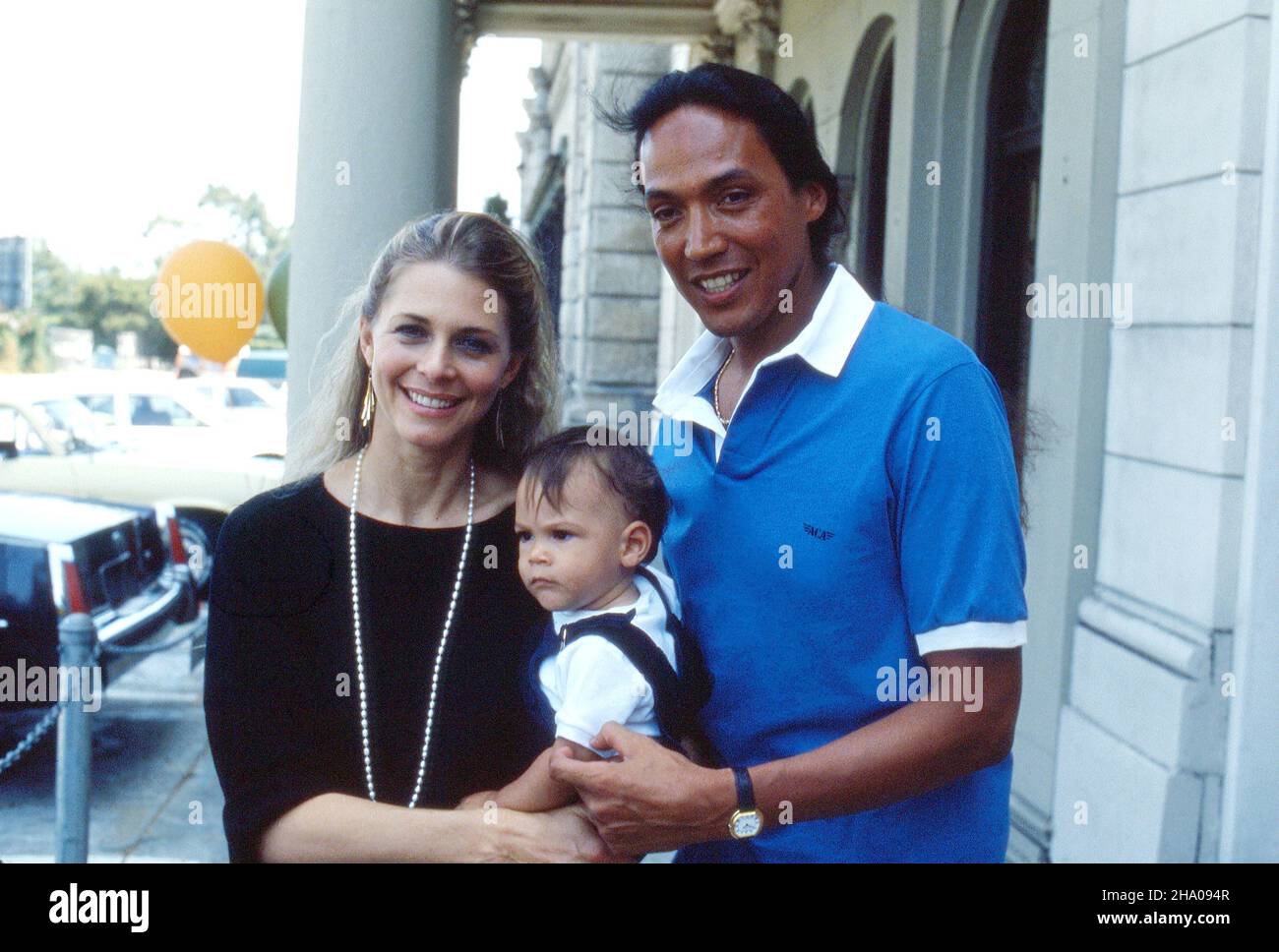 Lindsay Wagner Henry kingi und Dorian kingi um 1983 Credit: Ralph Dominguez/MediaPunch Stockfoto