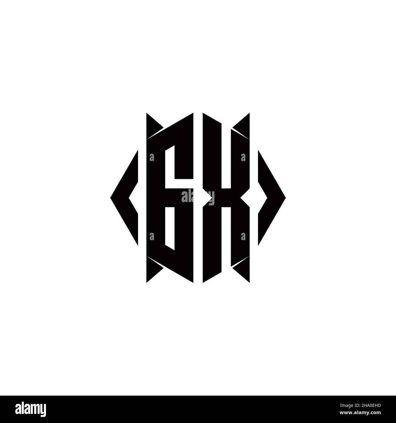 EC Logo Monogramm mit Schild Form Designs Vorlage Vektor-Symbol modern Stock Vektor
