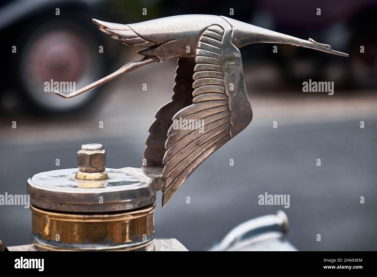 Maskottchen Hispano-Suiza Motorhaube Stockfoto