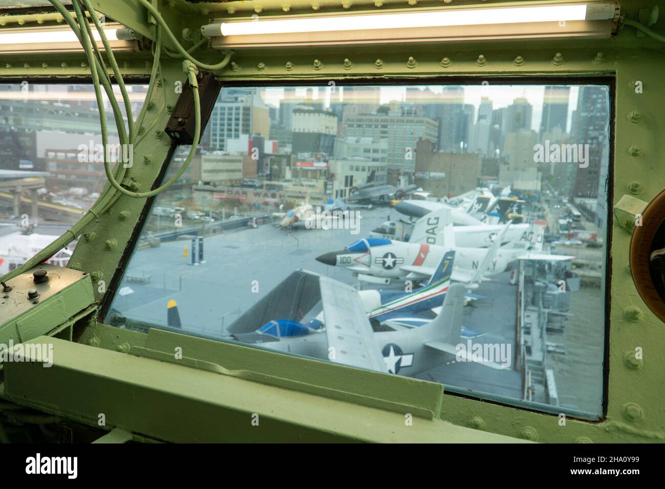 USS Intrepid Aircraft Carrier Stockfoto