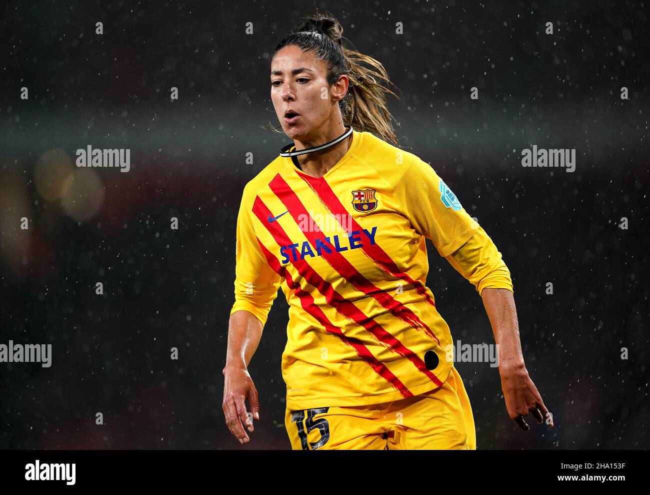 Leila Ouahabi aus Barcelona während des UEFA Women's Champions League-Spiels der Gruppe C im Emirates Stadium, London. Bilddatum: Donnerstag, 9. Dezember 2021. Stockfoto