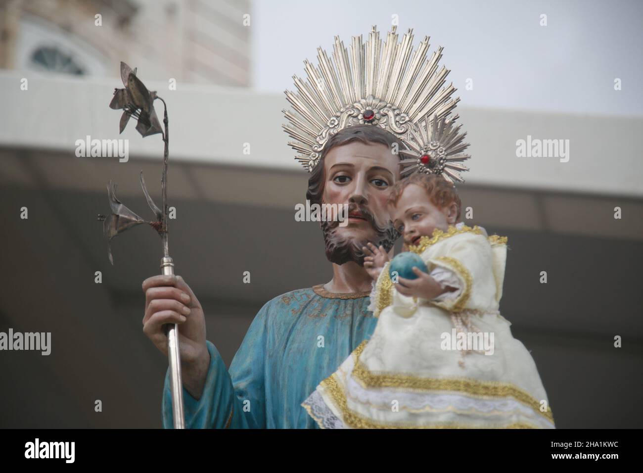 Feier, Zeremonie, beata, katholische Kirche, salvador da bahia, brasilianer, Gebet, wundersam, Sakristei, Prozession, christus, katholiken, san jose, tr Stockfoto