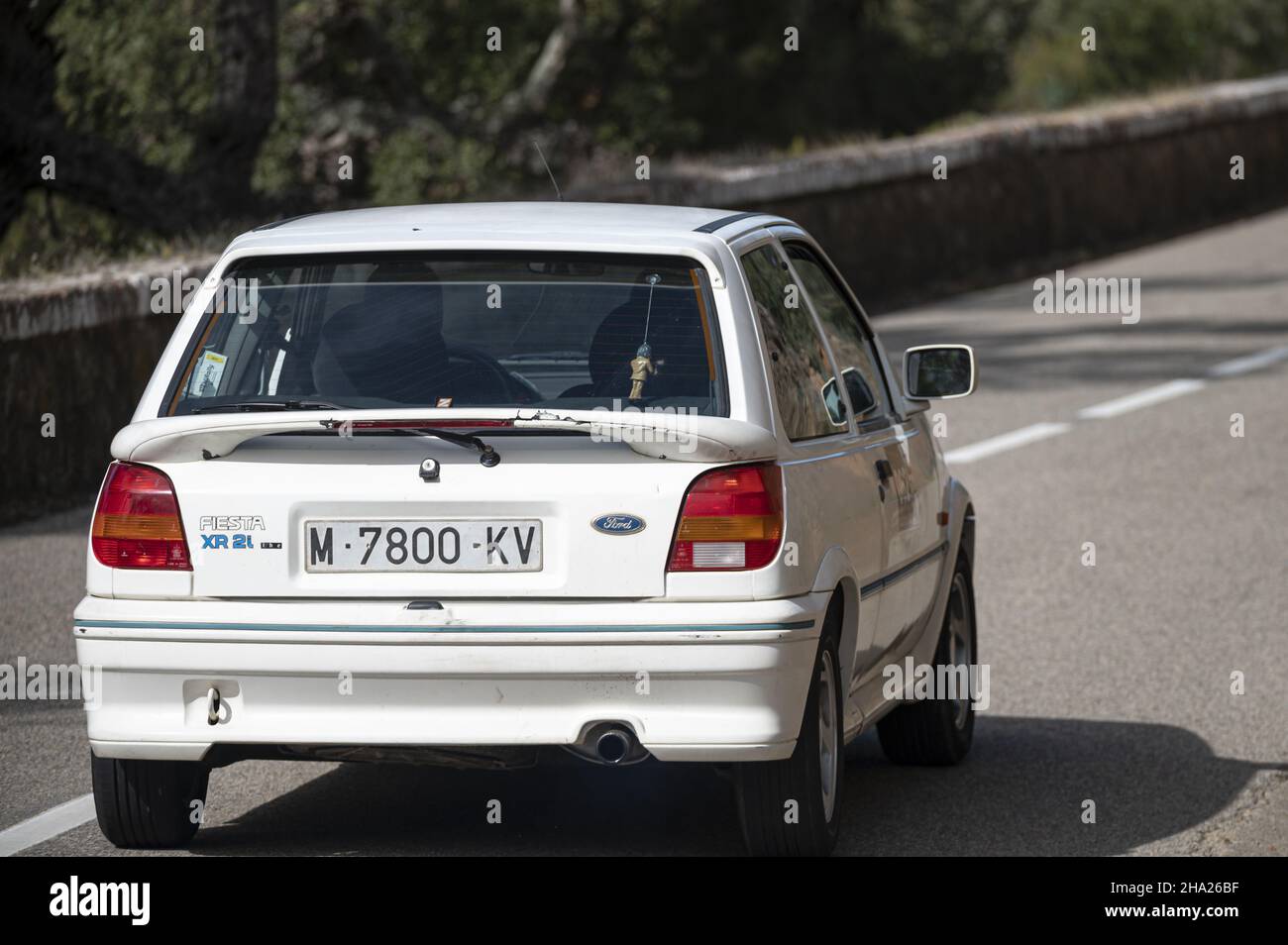 BARCELONA, SPANIEN - 11. Nov 2021: Renault 5 TL VIII Rallye Platja D'Aro Historic in Catalunya Stockfoto