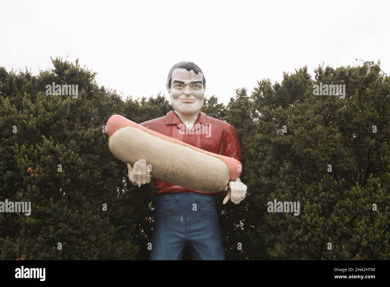 Atlanta, Il, USA der Paul Bunyan Muffler man Stockfoto