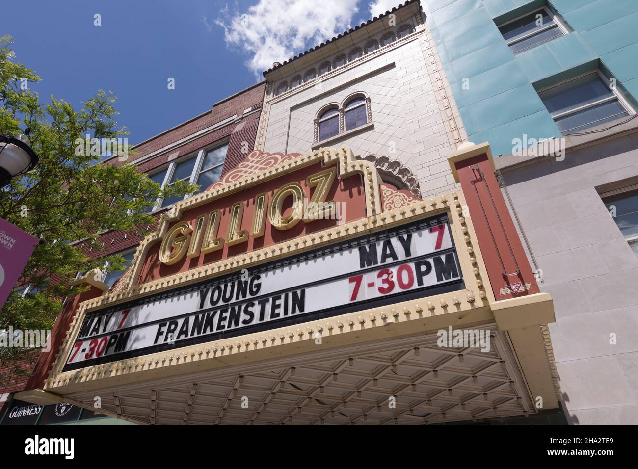 Springfield, MO, USA, das historische Gillioz Theater Stockfoto