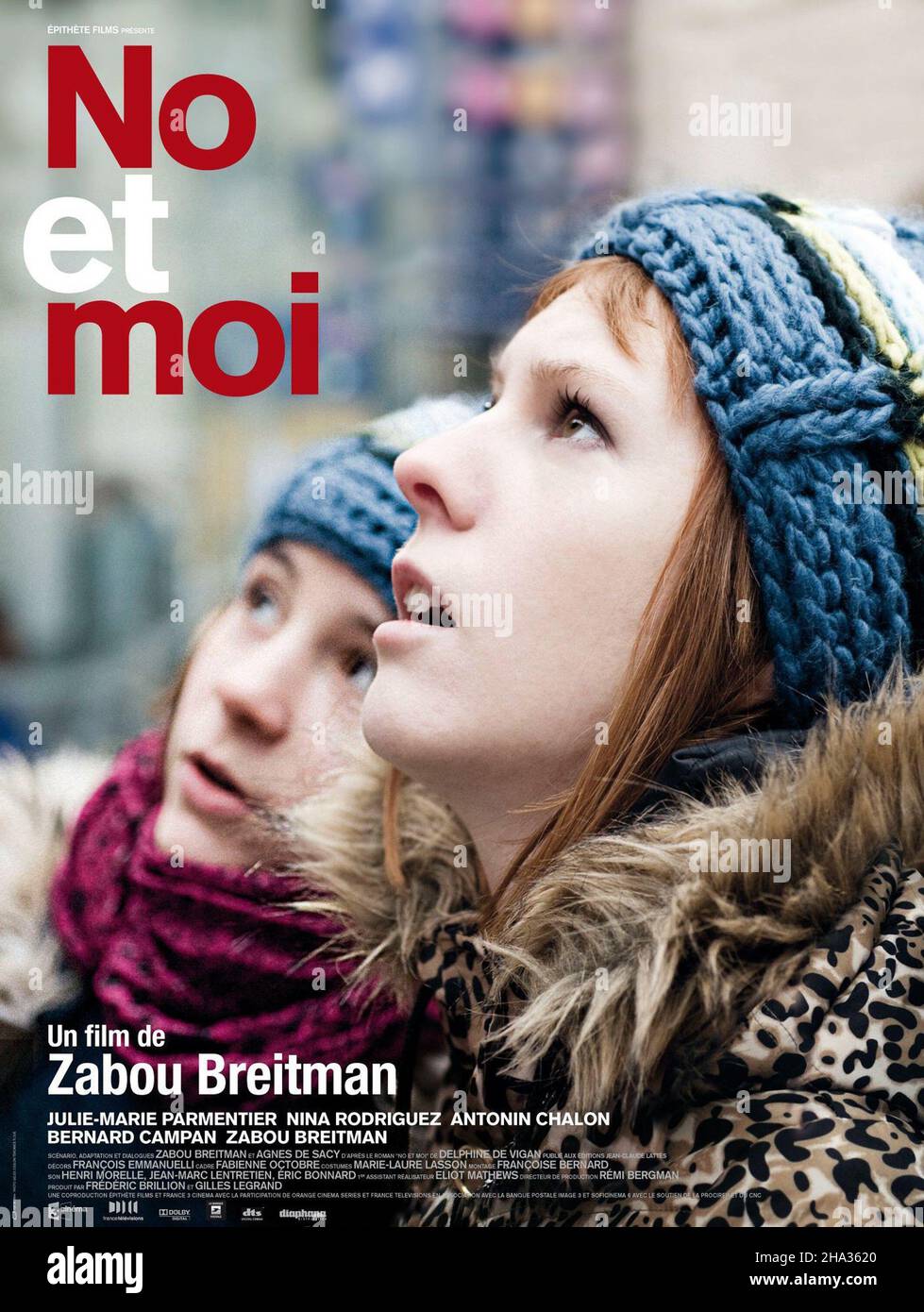 No et Moi Jahr : 2010 Frankreich Regie : Zabou Breitman Nina Rodriguez, Julie-Marie Parmentier Französisches Plakat Stockfoto