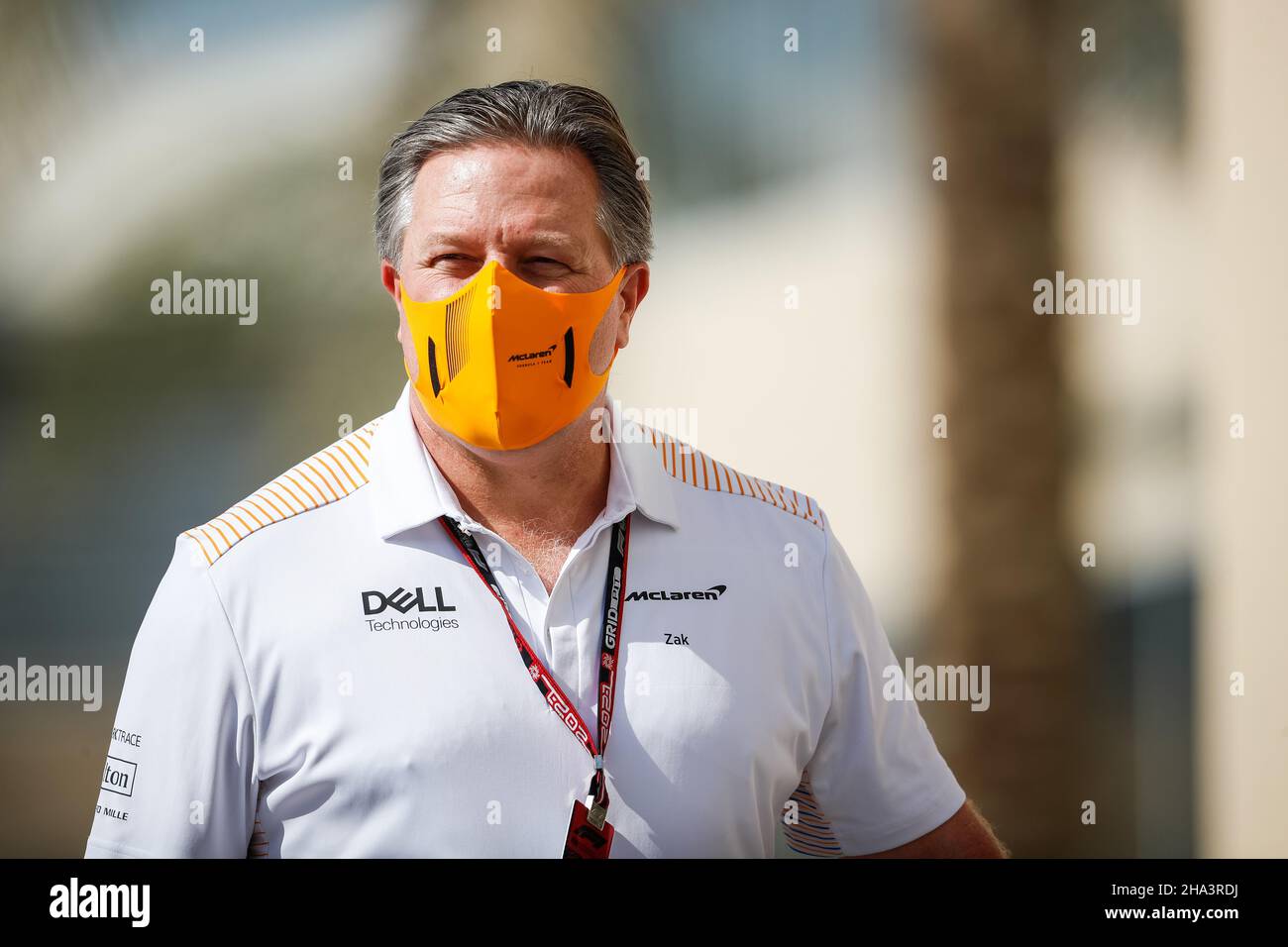 Yas Island, Vereinigte Arabische Emirate. 10th Dez 2021. BROWN Zak (usa), Chief People & IT Officer von McLaren Racing, Portrait während des Formel 1 Etihad Airways Abu Dhabi Grand Prix 2021, 22th Runde der FIA Formel 1 Weltmeisterschaft 2021 vom 10. Bis 12. Dezember 2021 auf dem Yas Marina Circuit, auf Yas Island, Abu Dhabi - Foto: Antonin Vincent/DPPI/LiveMedia Kredit: Unabhängige Fotoagentur/Alamy Live News Stockfoto