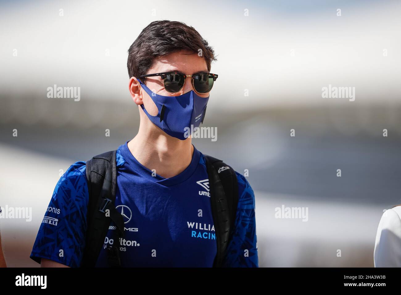 Yas Island, Vereinigte Arabische Emirate. 10th Dez 2021. AITKEN Jack (gbr), Reservefahrer von Williams Racing, Portrait während des Formel 1 Etihad Airways Abu Dhabi Grand Prix 2021, 22th Runde der FIA Formel 1 Weltmeisterschaft 2021 vom 10. Bis 12. Dezember 2021 auf dem Yas Marina Circuit, in Yas Island, Abu Dhabi - Foto: Antonin Vincent/DPPI/LiveMedia Kredit: Unabhängige Fotoagentur/Alamy Live News Stockfoto