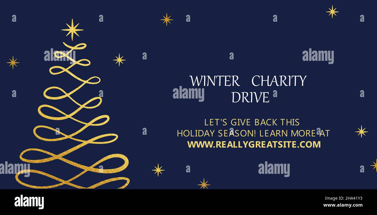 Frohe Weihnachten Banner oder Party Einladung Hintergrund .Frohe Weihnachten Vektor Text kalligraphische Beschriftung Vektor Illustration. Winter Charity.editierbar Stock Vektor
