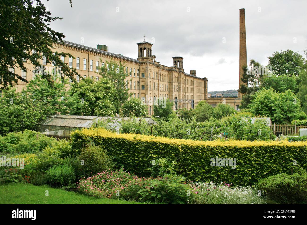 Saltaire - Weltkulturerbe - England Stockfoto