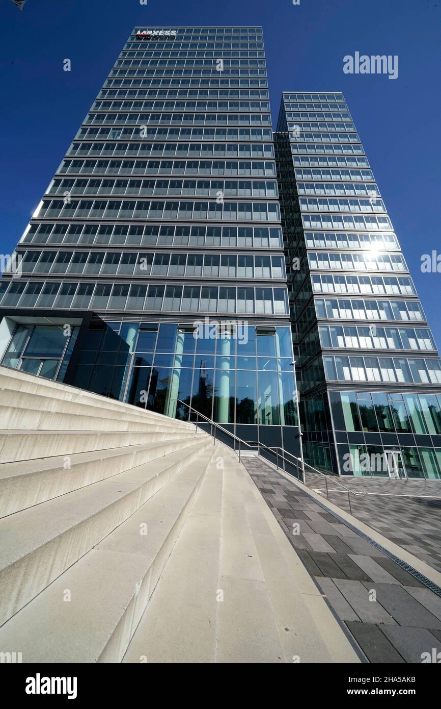 deutschland, Nordrhein-westfalen, köln, Bürohochhaus, lanxess Tower Stockfoto