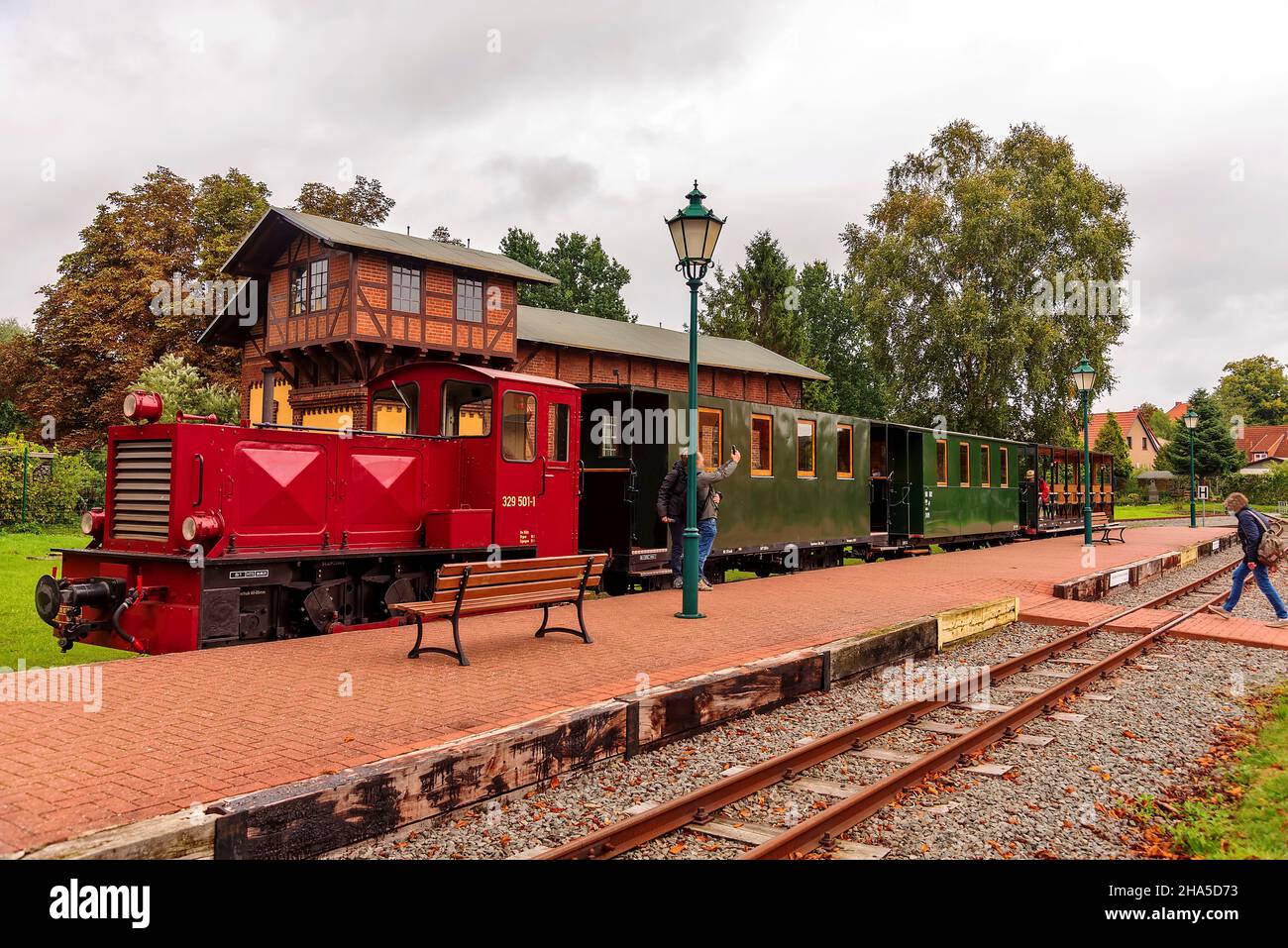 lütt Kaffeemaschine klütz Bahn Stockfoto