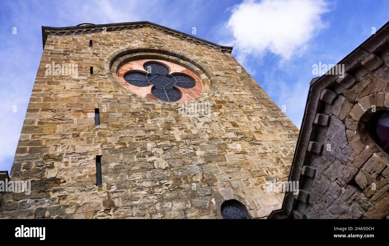 Querschiff der Abtei sainte marie de fontfroide bei narbonne. Ehemalige zisterzienserabtei, gegründet 1093. Stockfoto