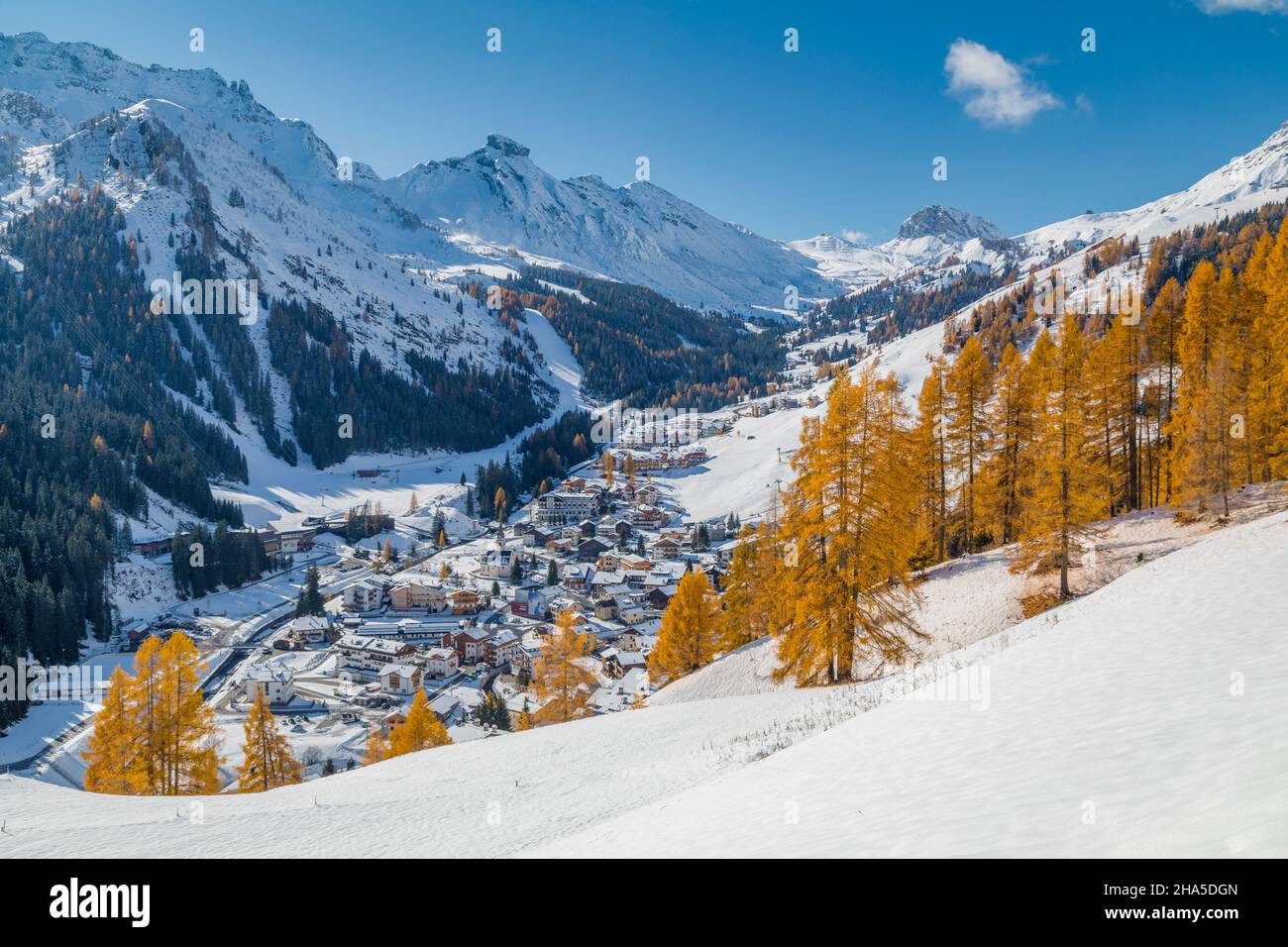 arabba, Winterskigebiet, livinallongo del col di lana, belluno, dolomiten, venetien, italien Stockfoto