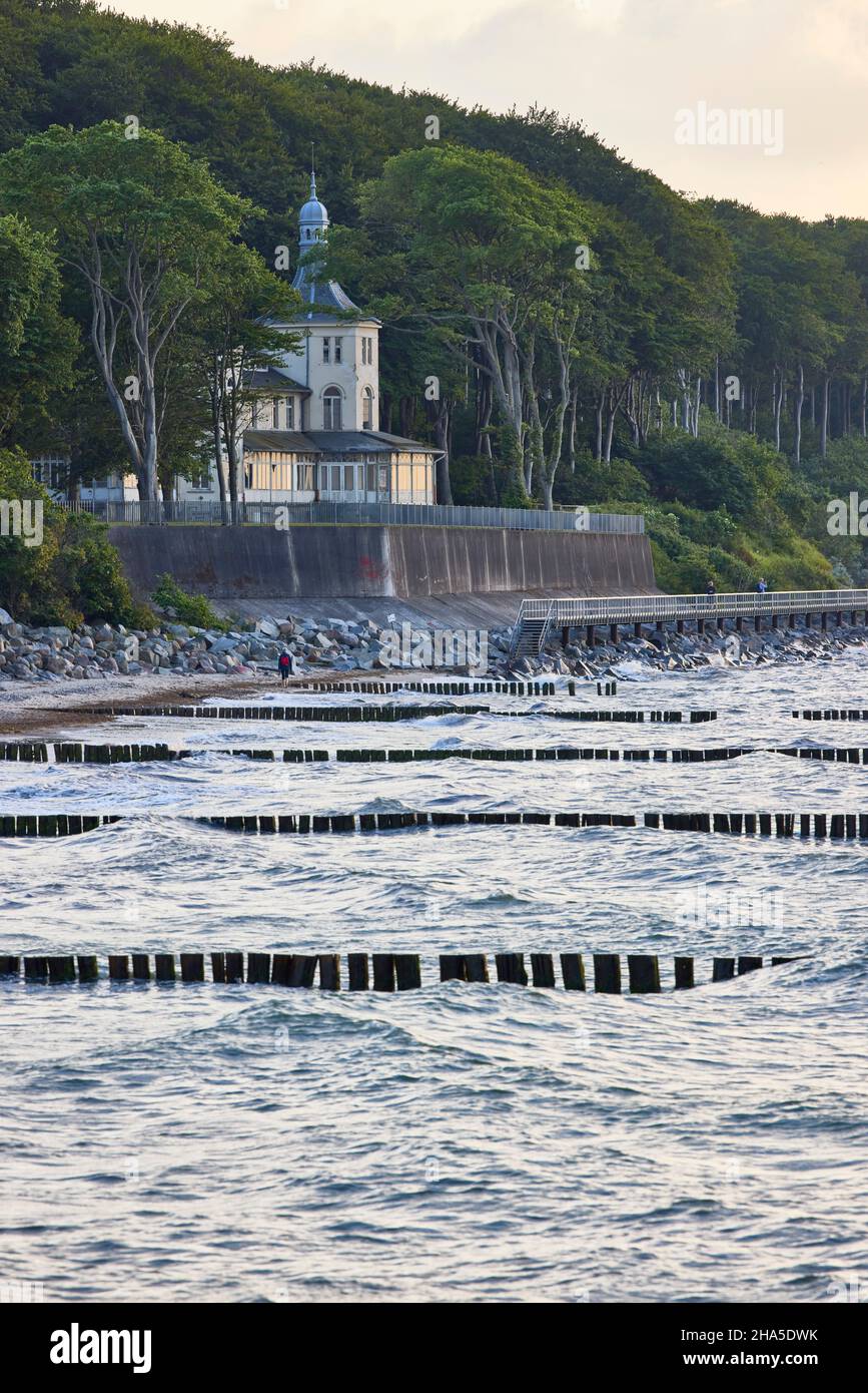 deutschland,mecklenburg-vorpommern,ostseeküste,heiligendamm,Ufer,Ferienhaus,alt Stockfoto