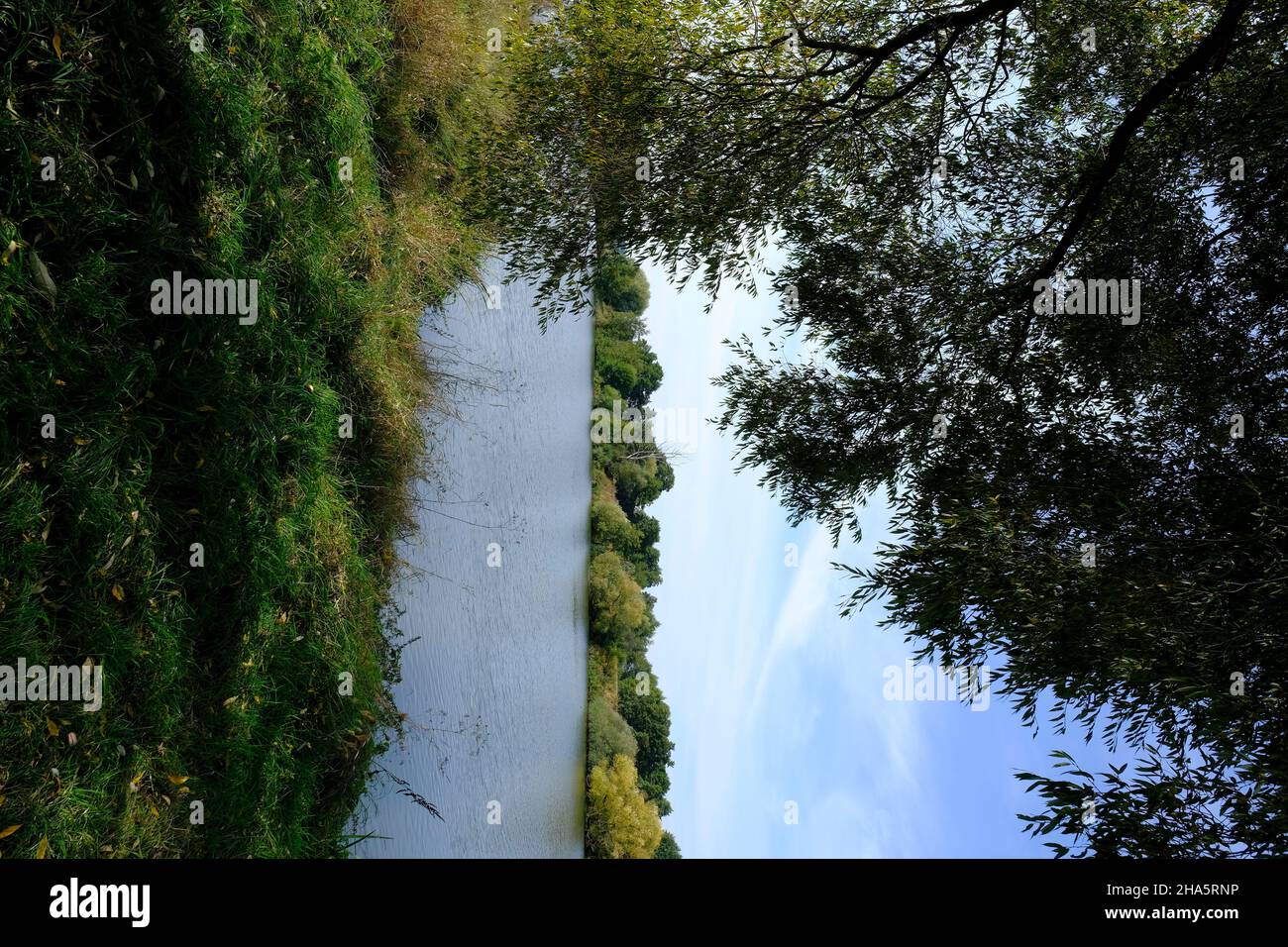 Steinbruchteiche bei Dörfleins, Teil des Life-Natur-Projekts oberes Haupttal, Stadt hallstadt, Landkreis bamberg, oberfranken, franken, bayern, deutschland Stockfoto