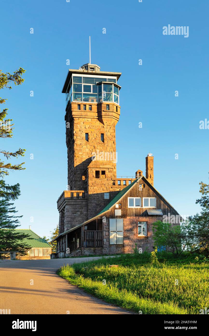 hornisgrinde Turm auf der hornisgrinde, Schwarzwald, baden-württemberg, deutschland Stockfoto