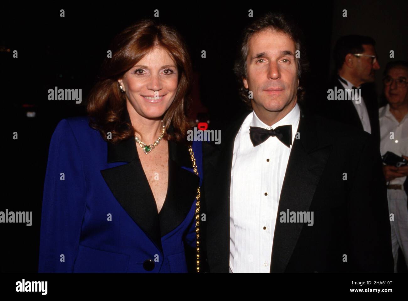 Henry Winkler und Stacey Weitzman um die 1980er Jahre Credit: Ralph Dominguez/MediaPunch Stockfoto