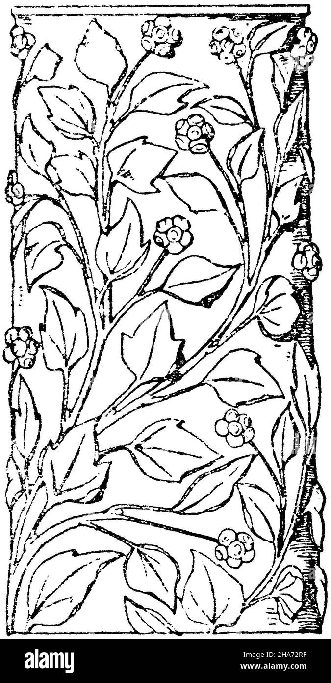 Teil eines römischen Säulenschachts aus Marmor., , ML (Musterbuch, ) Stockfoto