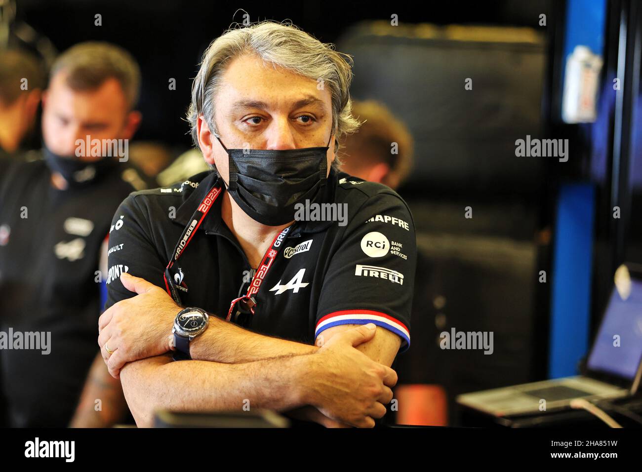 Abu Dhabi, Abu Dhabi. 11th Dez 2021. Luca de Meo (ITA) Groupe Renault Chief Executive Officer. Abu Dhabi Grand Prix, Samstag, 11th. Dezember 2021. Yas Marina Circuit, Abu Dhabi, VAE. Quelle: James Moy/Alamy Live News Stockfoto