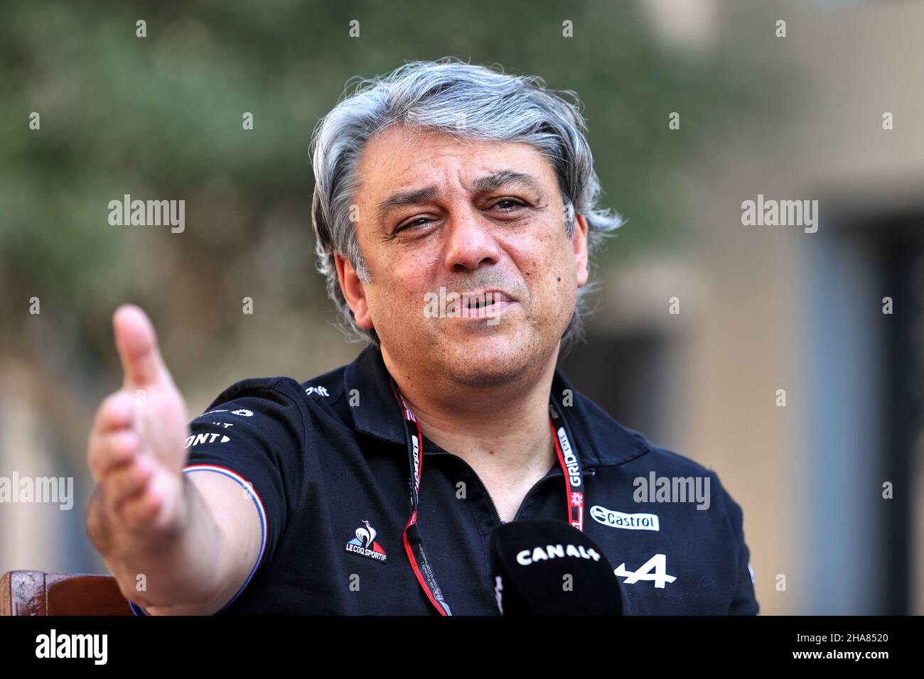 Abu Dhabi, Abu Dhabi. 11th Dez 2021. Luca de Meo (ITA) Groupe Renault Chief Executive Officer. Abu Dhabi Grand Prix, Samstag, 11th. Dezember 2021. Yas Marina Circuit, Abu Dhabi, VAE. Quelle: James Moy/Alamy Live News Stockfoto