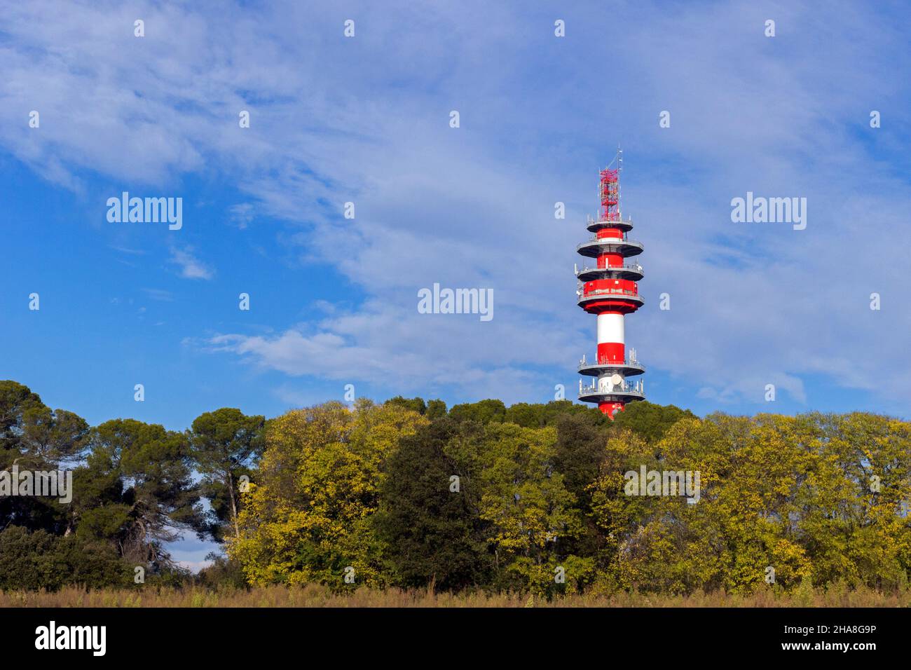 Sendeturm von Bionne in Montpellier. In Frankreich Stockfoto
