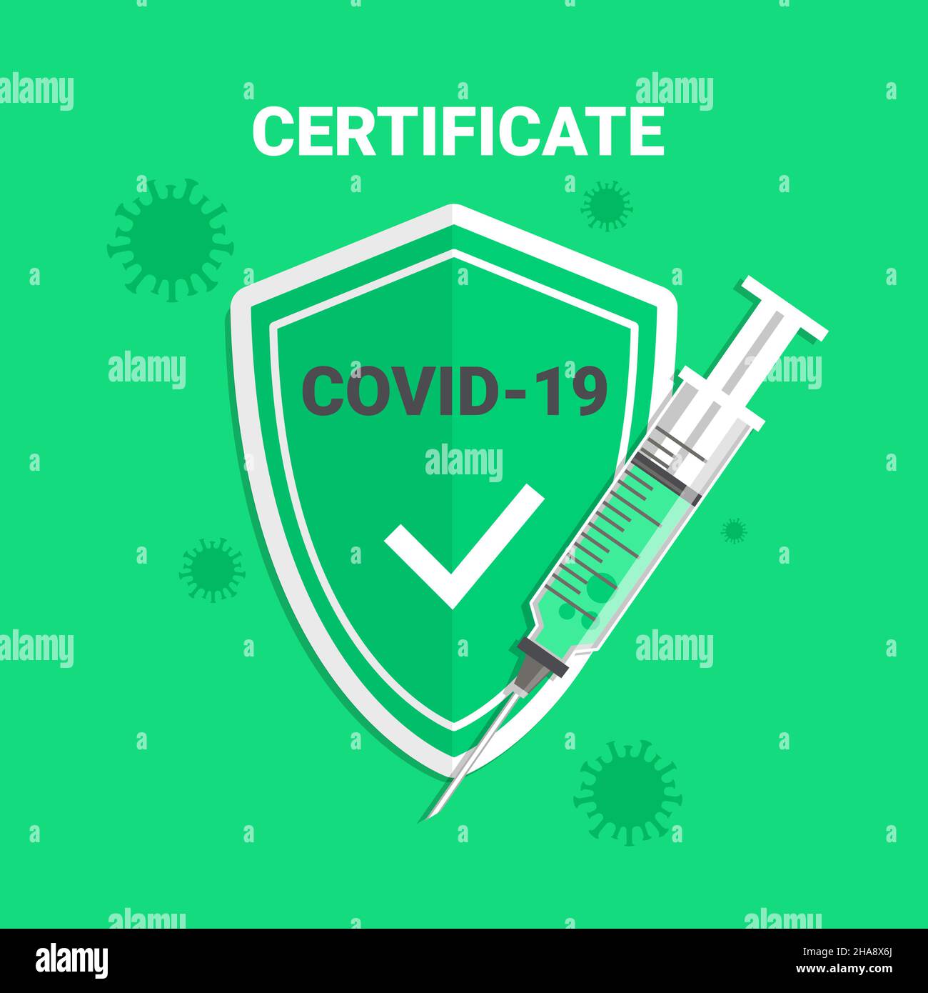 Impfpass. Stock Vektor