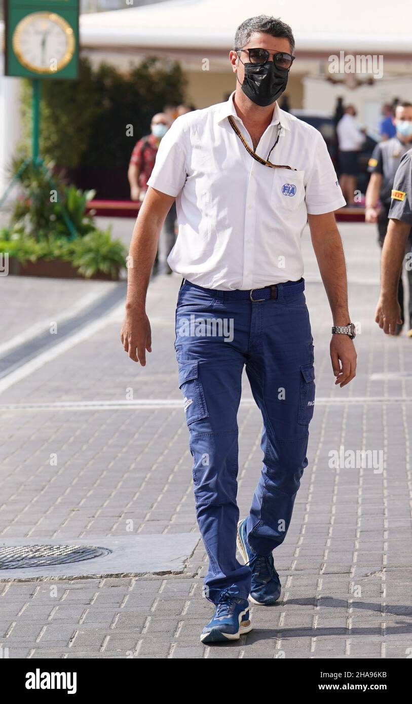 Yas Marina Circuit, Yas Island 11th. Dezember 2021 Michael Masi beim FORMEL 1 ETIHAD AIRWAYS ABU DHABI GRAND PRIX 2021 in den Vereinigten Arabischen Emiraten Eleanor Hoad Stockfoto