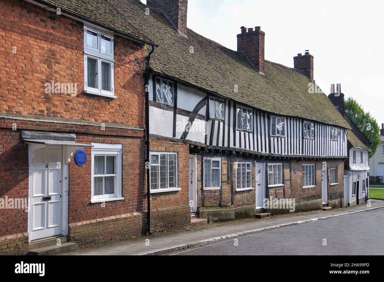 Historische Häuser, Sheep Street, Petersfield, Hampshire, England, Vereinigtes Königreich Stockfoto