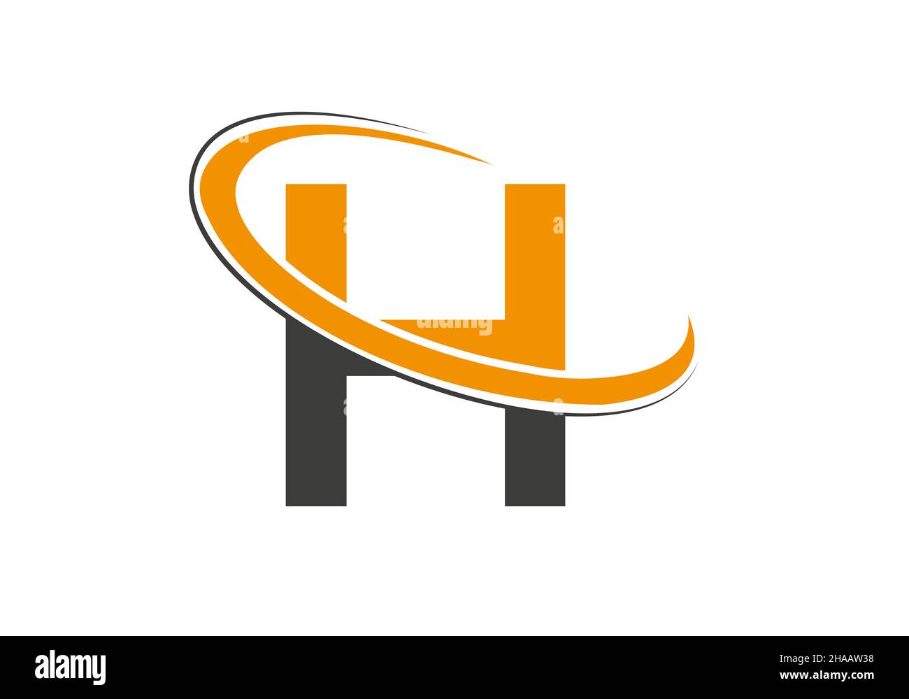 H Buchstabe Logo für Geschäfts- und Firmenidentität. Anfangsbuchstabe H Logo Vektorvorlage Stock Vektor