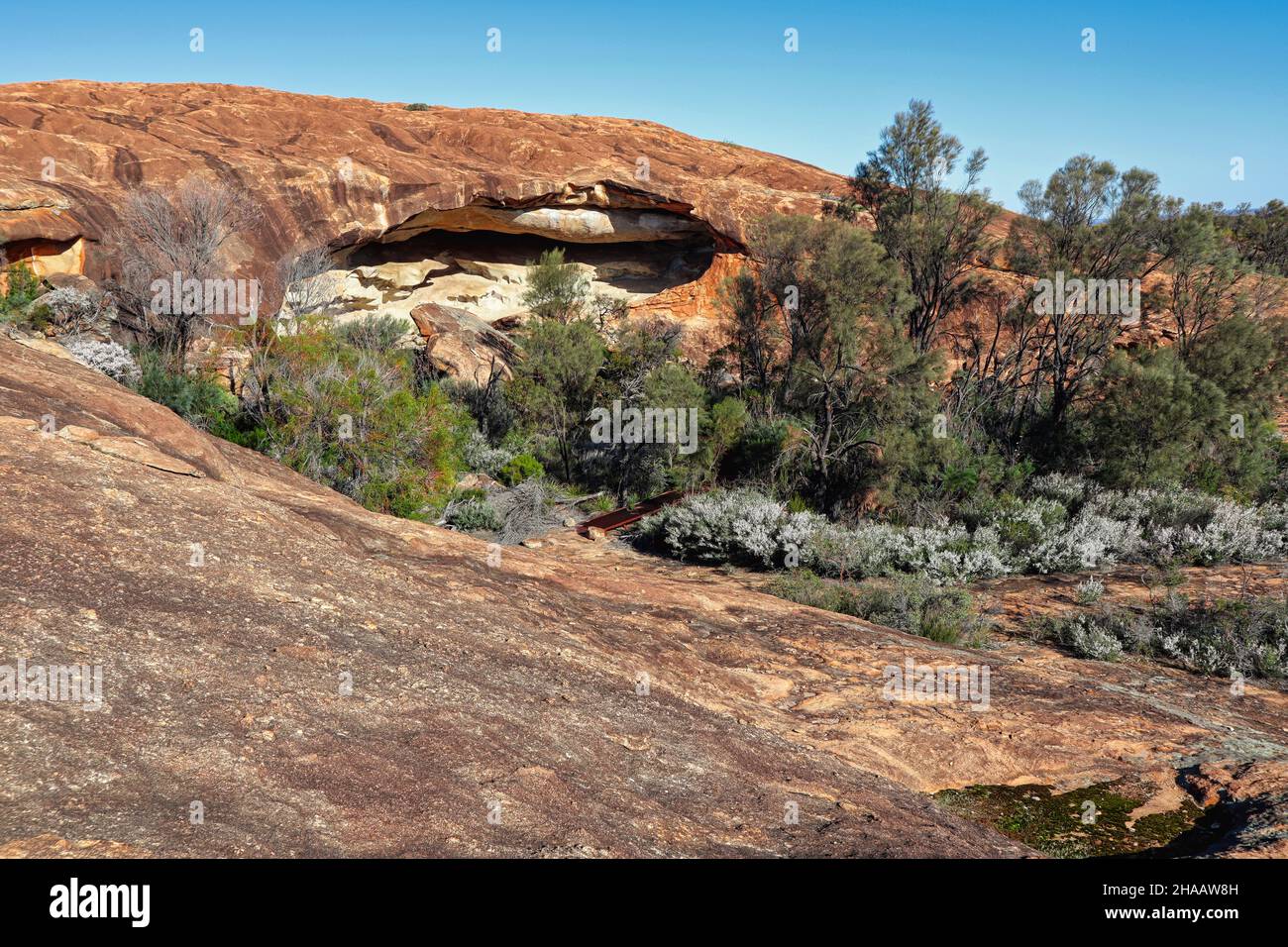 Caves Hill in Western Australia (aka Caves Rock). In Der Nähe Von Widgiemooltha. Stockfoto